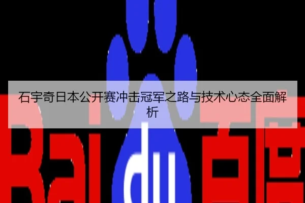 石宇奇日本公开赛冲击冠军之路与技术心态全面解析